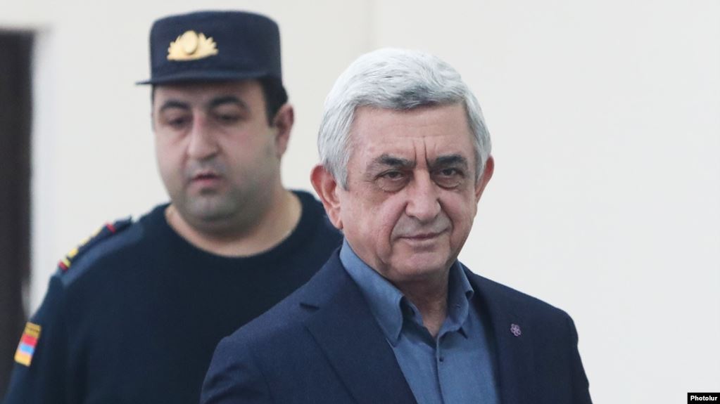 Арменияның бұрынғы президенті Серж Саргсянның соты басталды