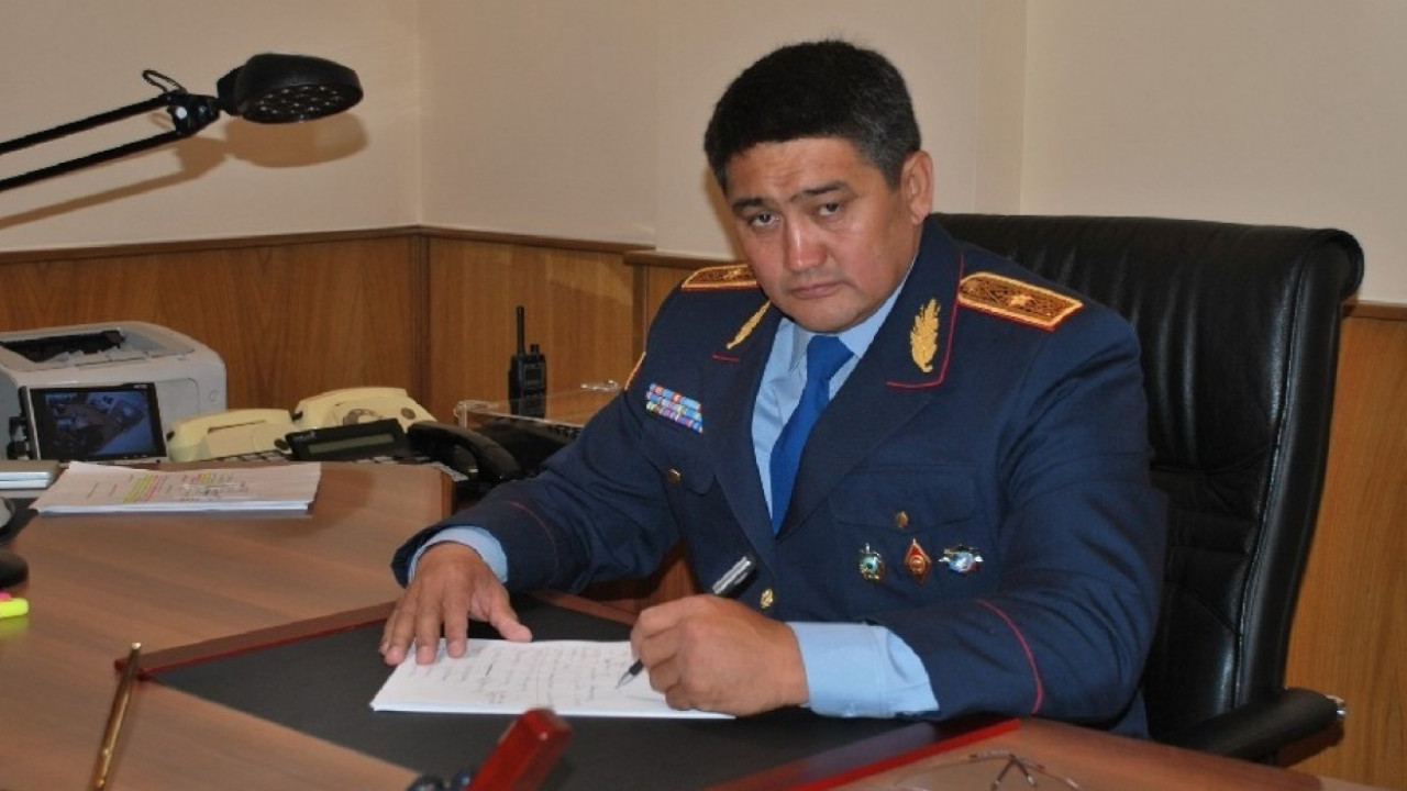 Күдебаев Алматы облысы Полиция департаментінің бастығы болды