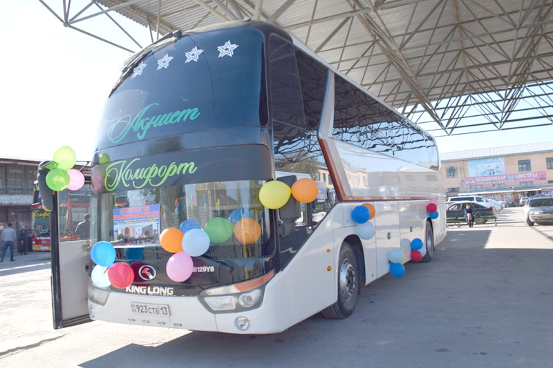 «Түркістан – Самарқанд» автобус бағыты ашылды