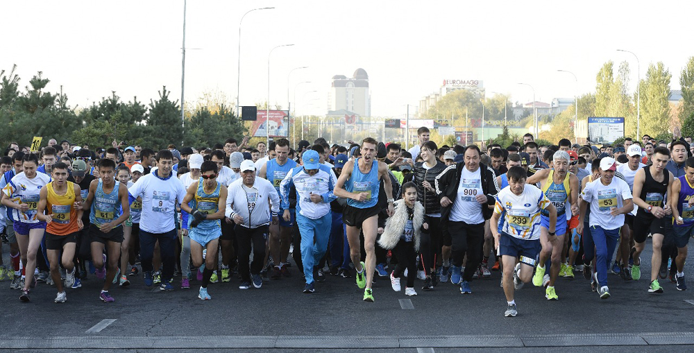 Шымкентте 5 мың адам қатысқан марафон өтті