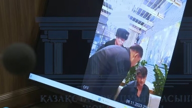 Бишімбаевқа қатысты сотта полицейдің жетонынан видео көрсетілді