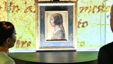 Қасым-Жомарт Тоқаев Леонардо да Винчидің «Әдемі ханшайым» картинасының түпнұсқасын тамашалады