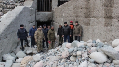 Әкім орынбасары Талғар селден қорғау бөгетінің жағдайын тексерді