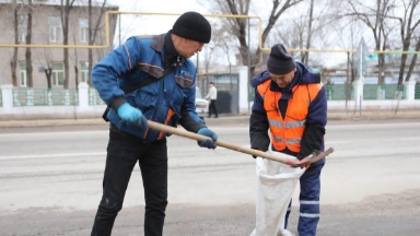 Түркістанда жалпықалалық сенбілік өтті