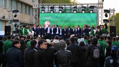 Semeıde «Elimaı» fýtbol klýbynyń tanystyrylymy ótti