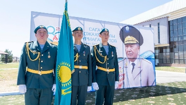 Талдықорған қаласындағы көшеге Кеңес Одағының Батыры Сағадат Нұрмағанбетовтің есімі берілді