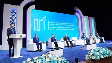 Túrkistanda Qoja Ahmet Iasaýı murasyna arnalǵan halyqaralyq sımpozıým bastaldy