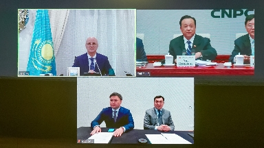 ۇكىمەتتە CNPC كورپوراسياسىمەن بىرلەسكەن جوبالاردى ىسكە اسىرۋ جوسپارلارى تالقىلاندى