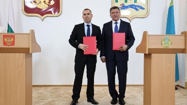 СҚО мен Қорған облысы ынтымақтастықты кеңейтуде: бірқатар маңызды құжаттарға қол қойылды