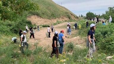 Almaty oblysyndaǵy «Taza jaǵajaı – taza ózen» aksıasyna 100-den asa adam qatysty
