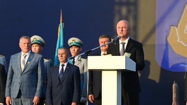 Baıqońyr qalasy men ǵarysh aılaǵynyń 70 jyldyǵyna arnalǵan mereıtoılyq is-shara ótti