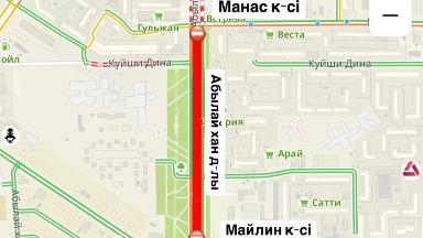 Астанада Абылай хан даңғылының учаскесі жөндеу жұмысына байланысты жабылады