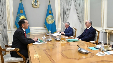 Мемлекет басшысы Бақытжан Сағынтаевты қабылдады