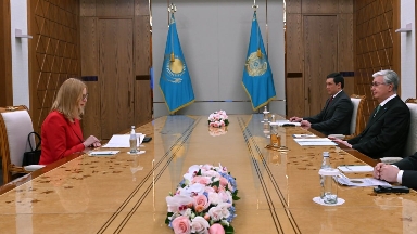 Тоқаев "Эгмонт" қаржылық барлау бөлімшелері тобының төрағасын қабылдады