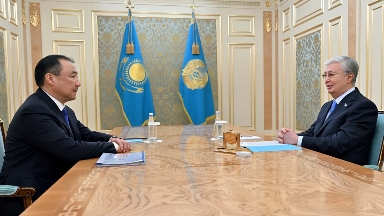 Тоқаев жаңа көлік министрі Нұрлан Сауранбаевты қабылдады