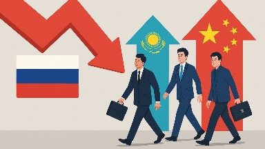 Қазақстанда ресейлік бизнестің үлесі жоғары қарқынмен қысқаруда