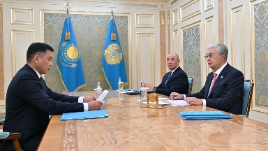 Тоқаев ҚТЖ төрағасын қабылдады