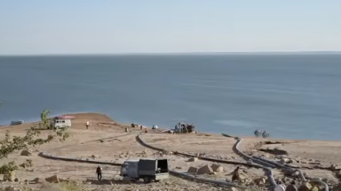 Су деңгейінің төмендеуіне байланысты Шардара қаласында шұғыл шаралар қабылданды