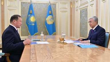 Тоқаев Қостанай облысының әкімі Ақсақаловты қабылдады
