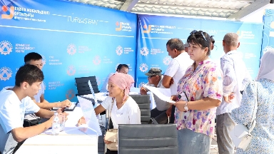 Түркістан облысында өткен жәрмеңкеде 700-ден астам жұмыс орны ұсынылды