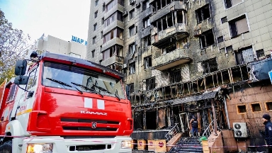 Астанада кафе өртеніп, 8 пәтер тұрғындары зардап шекті