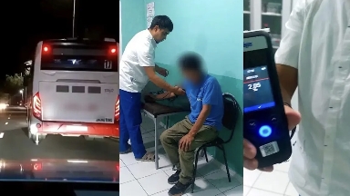 Tarazda avtobýs júrgizýshisi mas kúıinde kólik tizgindegeni úshin jazalandy