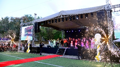 Абай университетінде бірінші курс студенттерін салтанатты түрде қарсы алды