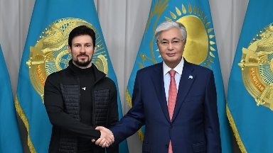 Президент Тоқаев Павел Дуровты қабылдады