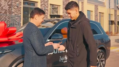 تەمىرلان اناربەكوۆكە دە ءبىر كاسىپكەر سۋ جاڭا اۆتوكولىك سىيلادى