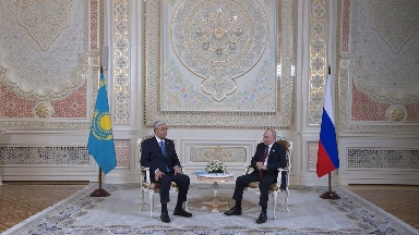  Тоқаев пен Путин Душанбеде кездесті