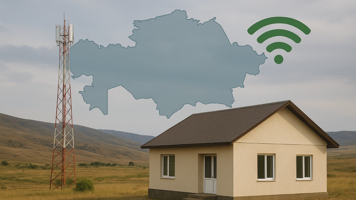 Интернеттің ізі шалғайға жетті ме? Қазақстанды қамту деңгейі