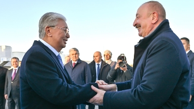 Ильхам Әлиев Астанаға келді