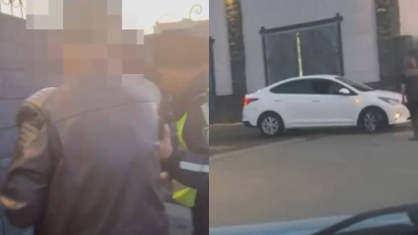 Павлодарда автокөлік жуушылар мас жүргізушіні ұстауға көмек көрсетті