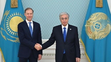 Мәскеу сапарының алдында Тоқаев Ресей Үкіметі төрағасының бірінші орынбасарын қабылдады