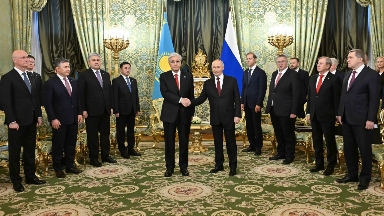 Тоқаев пен Путин ресми келіссөз жүргізді