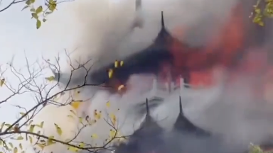 Қытайда 1500 жылдық тарихы бар ғибадатхана өртенді