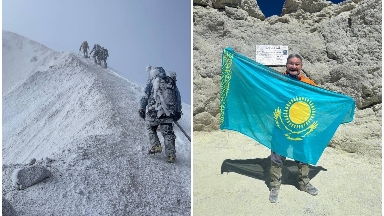 Қазақ альпинисі әлемнің ең биік 7 жанартауын бағындырған алғашқы қазақстандық атанды