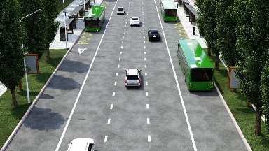 Алматыда Желтоқсан көшесінде BRT желісі іске қосылады