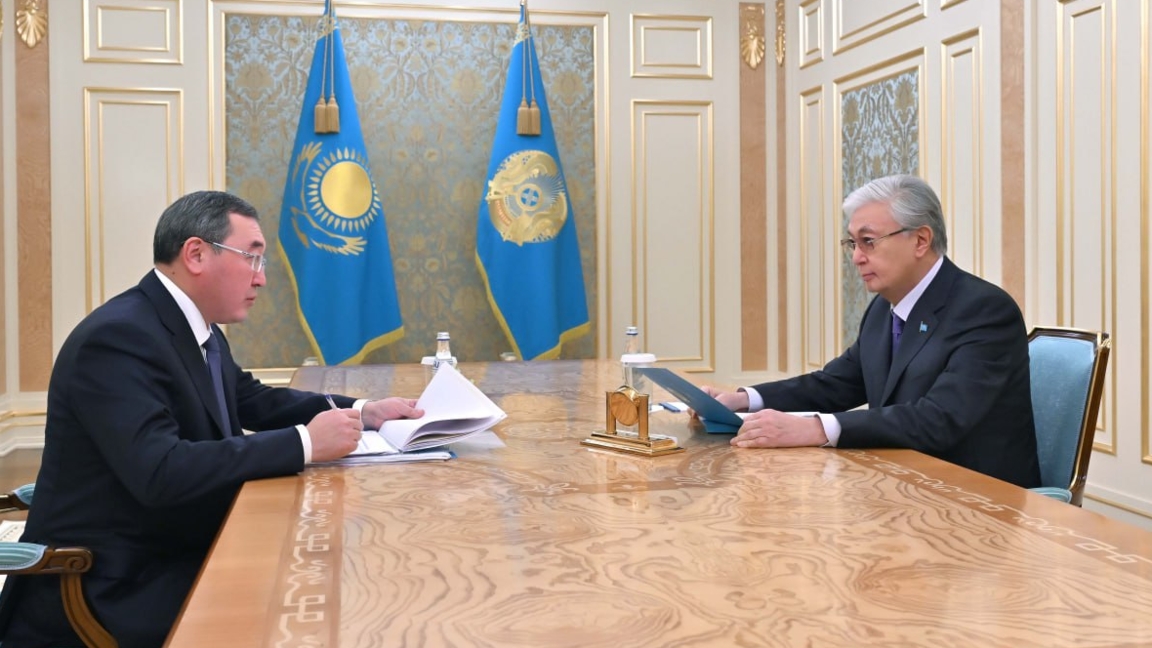 Мемлекет басшысы Алматы облысының әкімі Марат Сұлтанғазиевті қабылдады