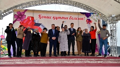 Тәуелсіздік күні қарсаңында Түркістан облысында жаңа тұрғын үй пайдалануға берілді