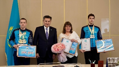 ШҚО-да жасөспірімдер арасындағы V Азия параойындарының жеңімпаздарына құрмет көрсетілді