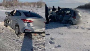 Павлодар облысында көктайғақтан екі көлік соқтығысып, екі адам қаза болды