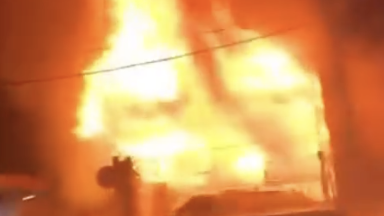 Таразда Жаңа жыл түні ірі өрт болды