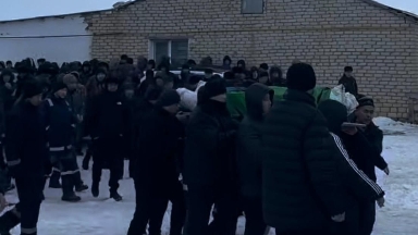 Жангелдин ауылында қайтыс болған ерлі-зайыптыны жерлеу рәсімі өтті