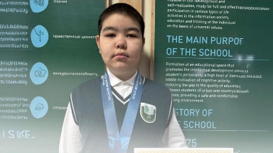 پاۆلودارلىق 13 جاستاعى پروگرامميست رەسپۋبليكالىق وليمپيادانىڭ ەڭ جاس جەڭىمپازى