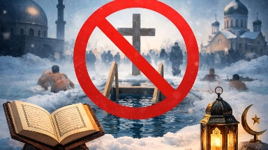 ҚМДБ мұсылмандарға «крещение» суына түсуге тыйым салды