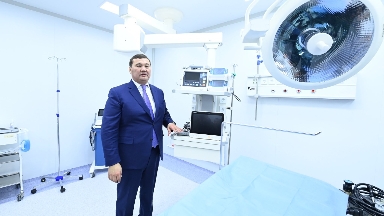 Облыс әкімі Аралда жұқпалы аурулар бөлімшесін ашты