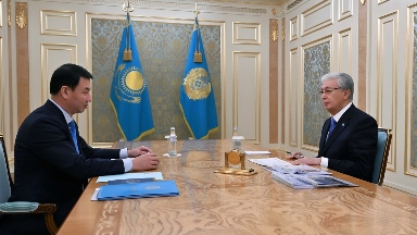 Алматы әкімі Тоқаевқа есеп берді