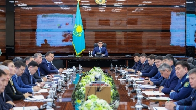 شىمكەنتتە قۇقىق بۇزۋشىلىقتىڭ الدىن الۋ جونىندەگى ۆەدومستۆوارالىق كوميسسيانىڭ كەزەكتەن تىس وتىرىسى ءوتتى