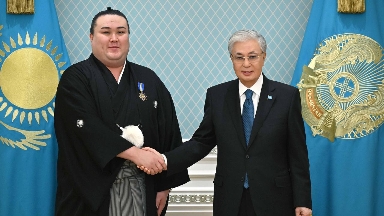 Тоқаев сумошы Ерсін Балтағұлды қабылдады